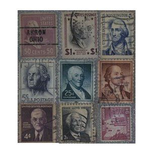 Stamps Vintage Usps Mail Lot of 9 USA. Stamps Collectible very good condition